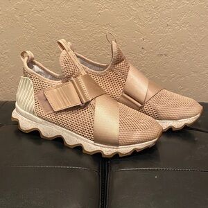 Sorel Women's Tan Slip-On Sneakers